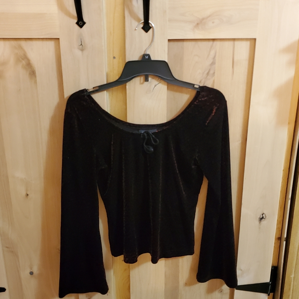 No Boundaries Velour Juniors Top